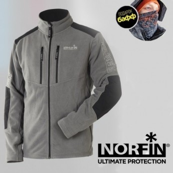 Джемпер флисовый NORFIN Glacier Gray 01 Р.s